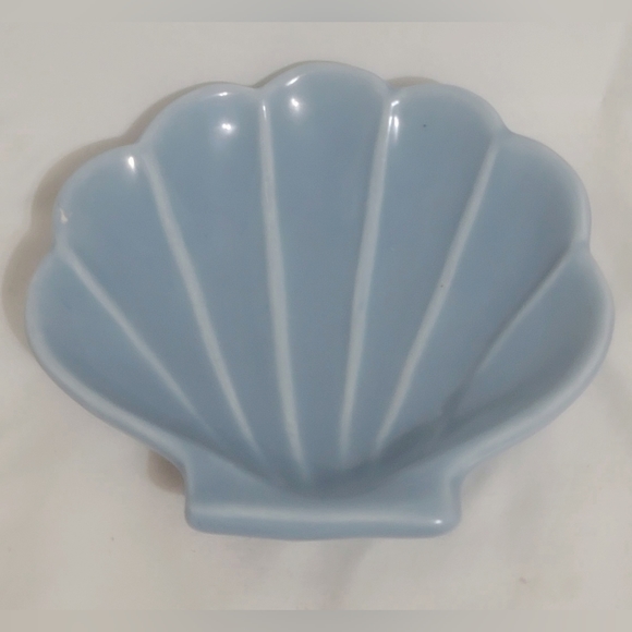 Vintage Relco Manufacturer Sundance Ceramic Blue Shell Trinket Dish - Picture 8 of 9